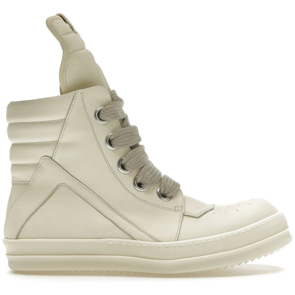 Rick Owens Lido Geobasket Big Lace Milk