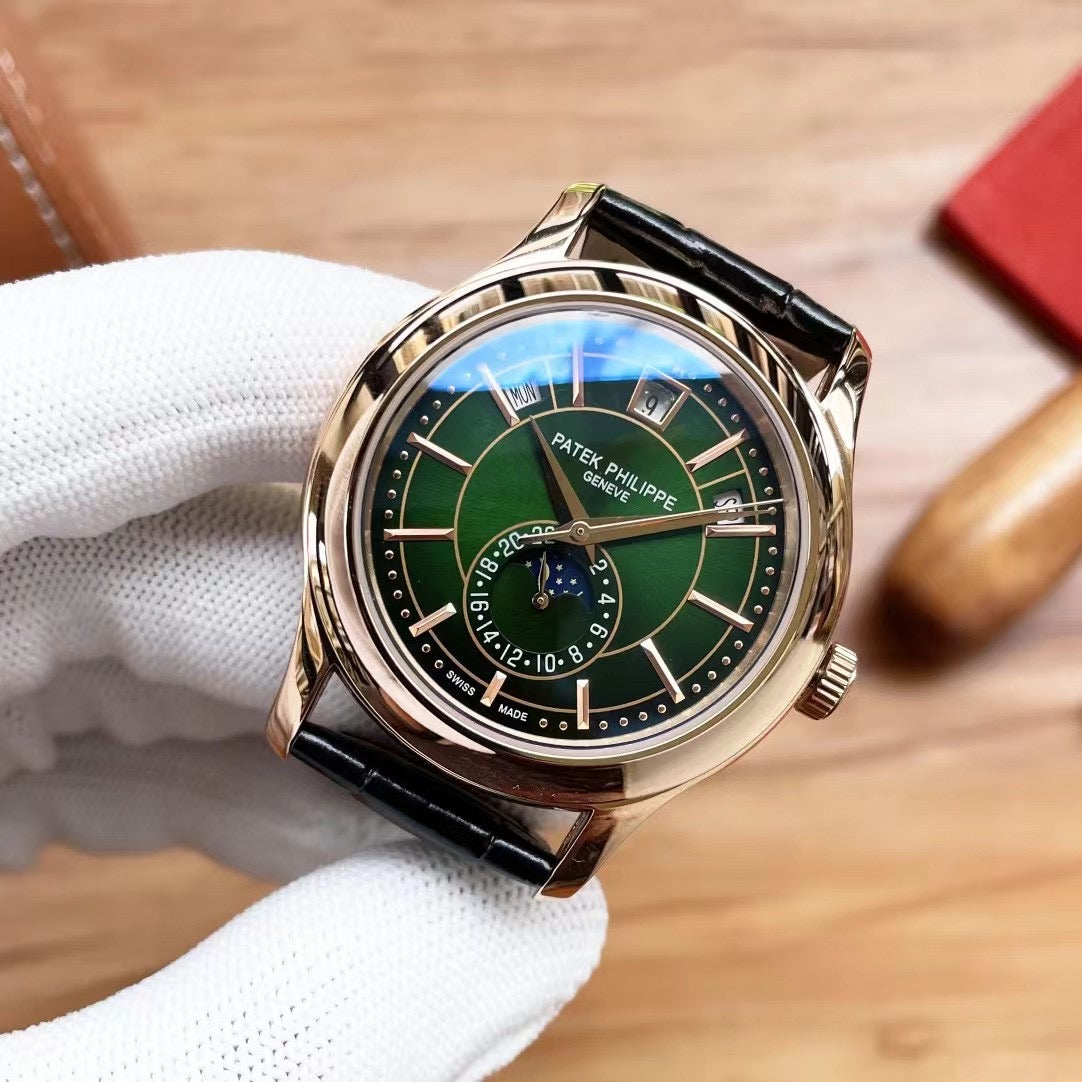 Patek Philippe Complications 40mm Green Dial Gold