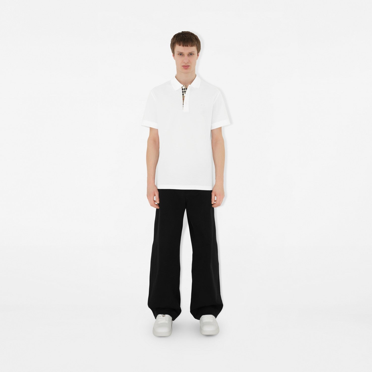 Cotton Polo Shirt - White