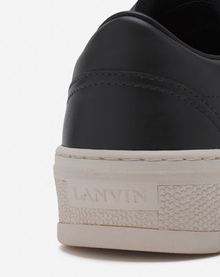 LEATHER CASH SNEAKERS LANVIN X FUTURE FOR MEN - DARK GREY/BEIGE