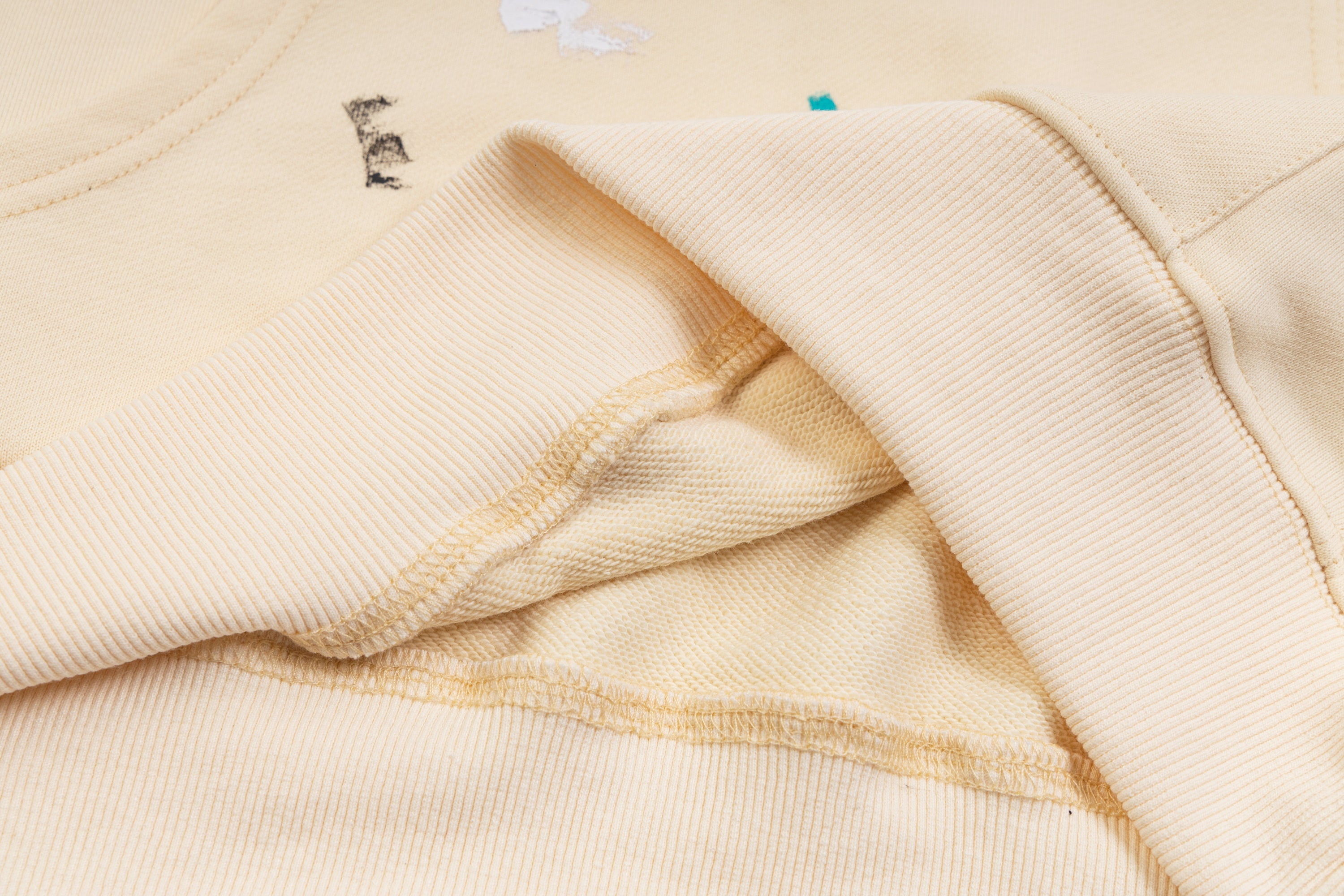 Gallery Dept. Graffiti Hoodie Beige