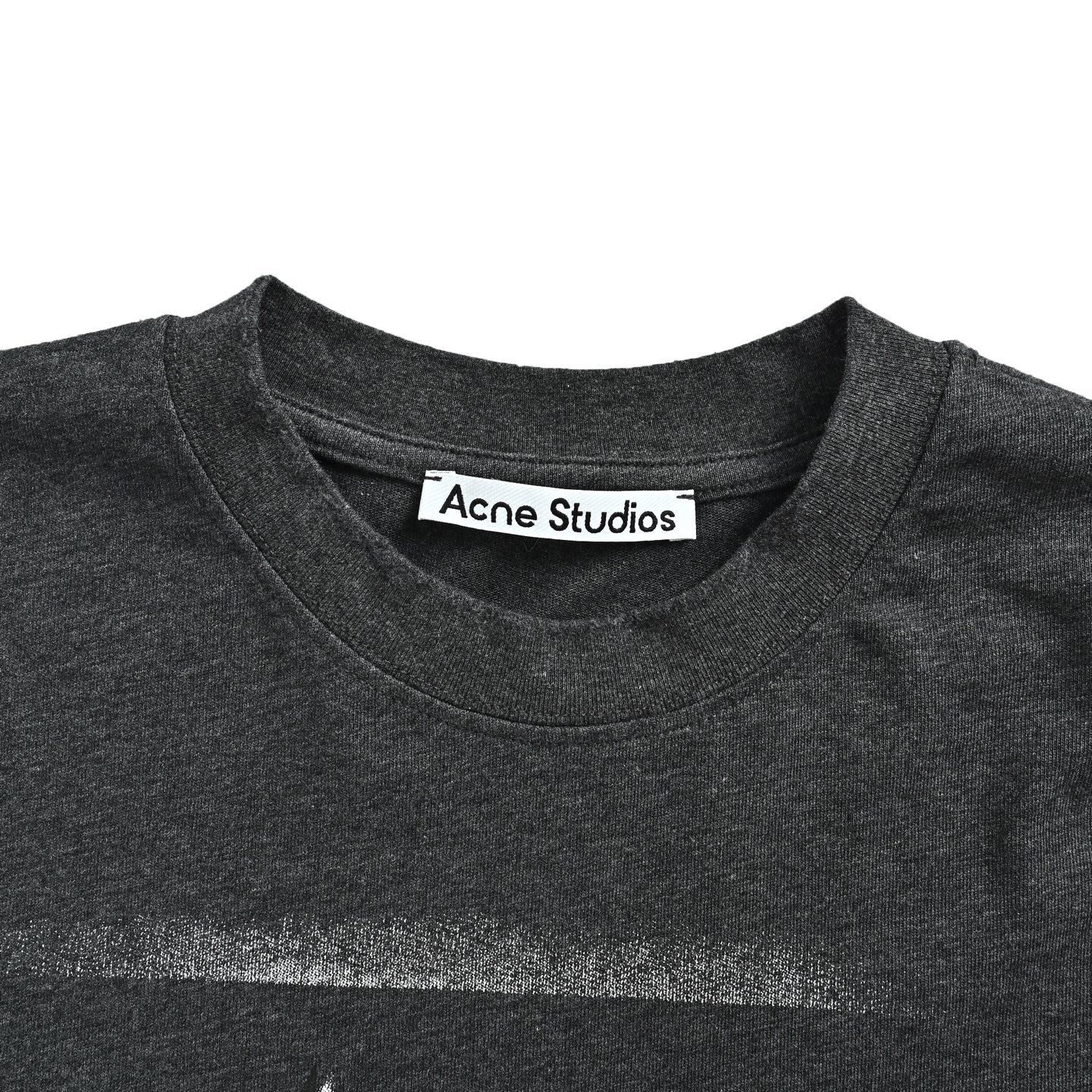Distressed Gothic Logo Print Long-Sleeve T-Shirt