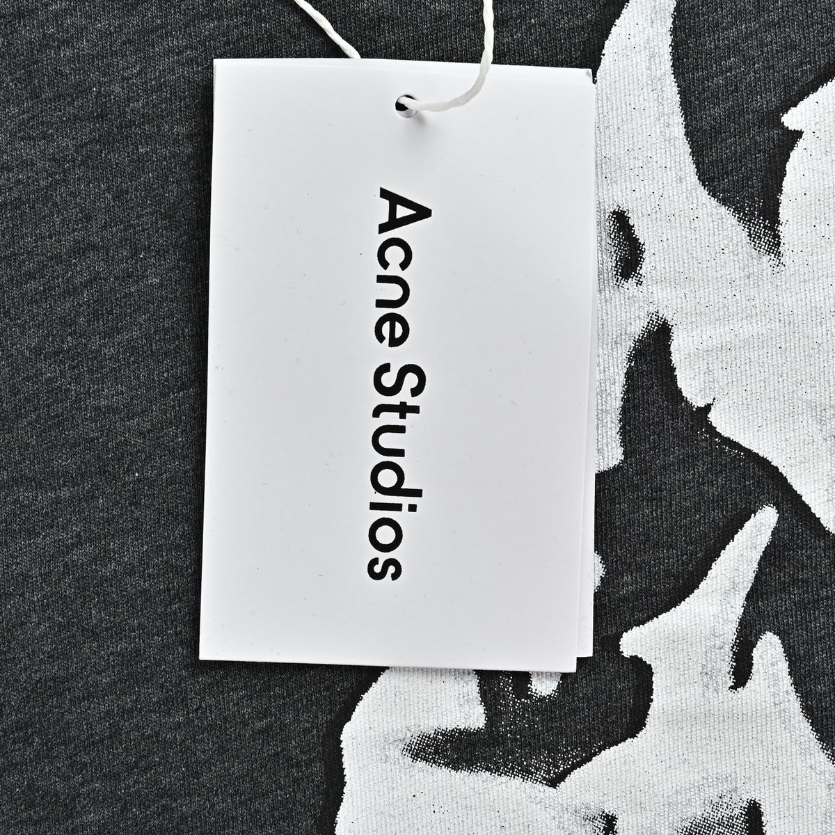 Distressed Gothic Logo Print Long-Sleeve T-Shirt