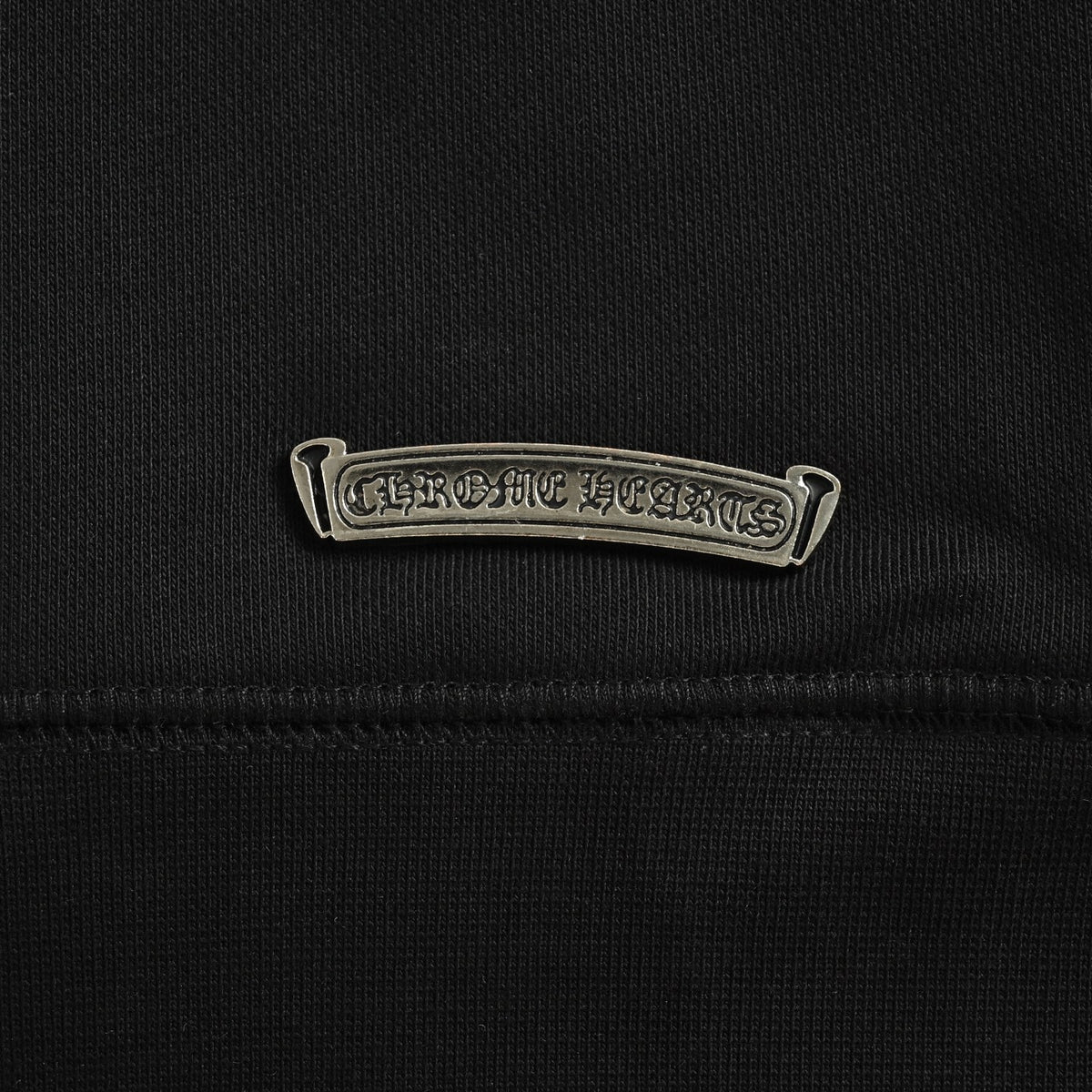 Sanskrit-Style Embroidered Half-Zip Sweatshirt