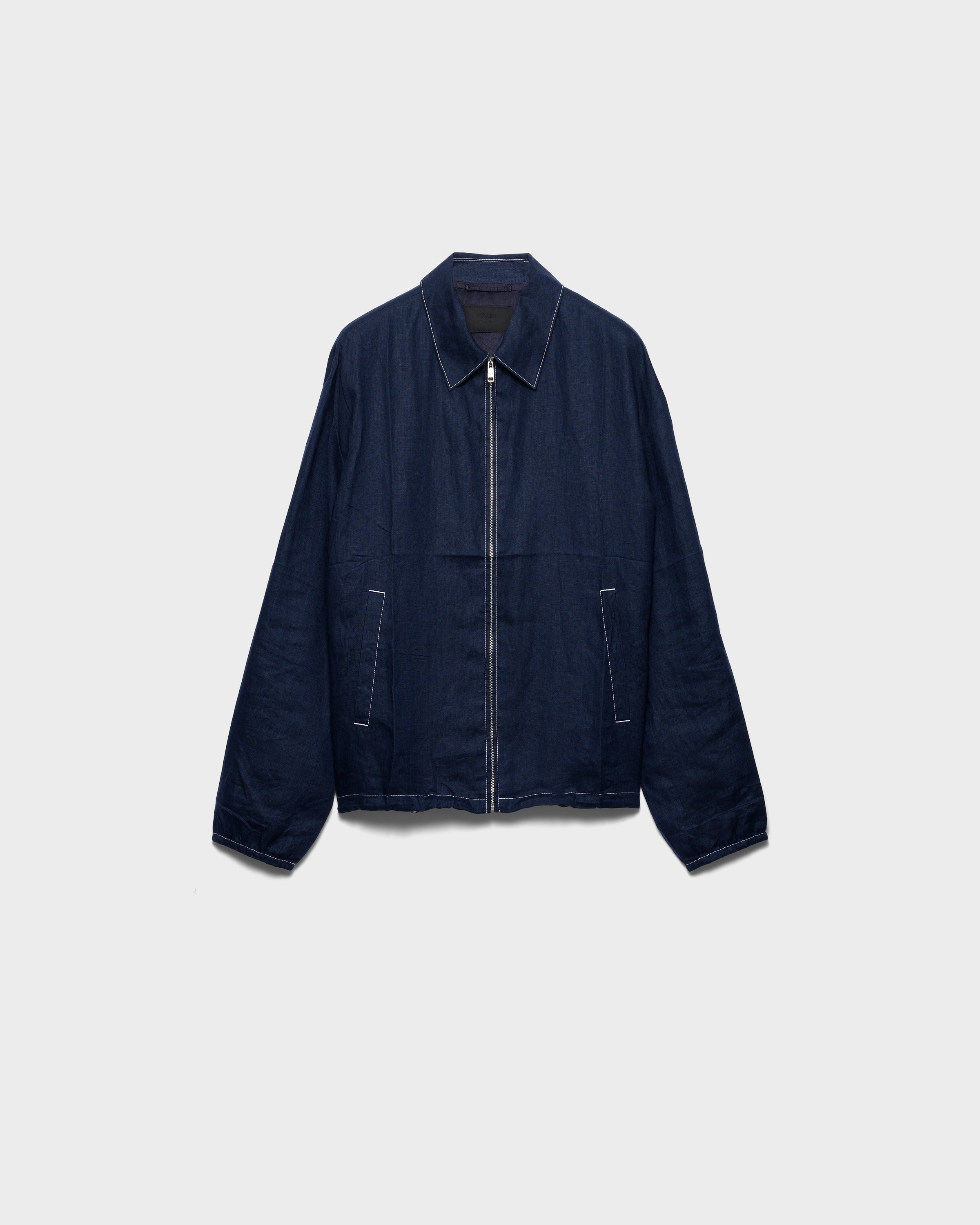 Cotton blouson jacket Blue
