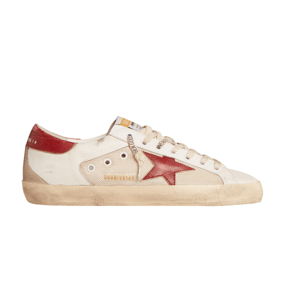 Golden Goose Superstar 'White Red Mesh'