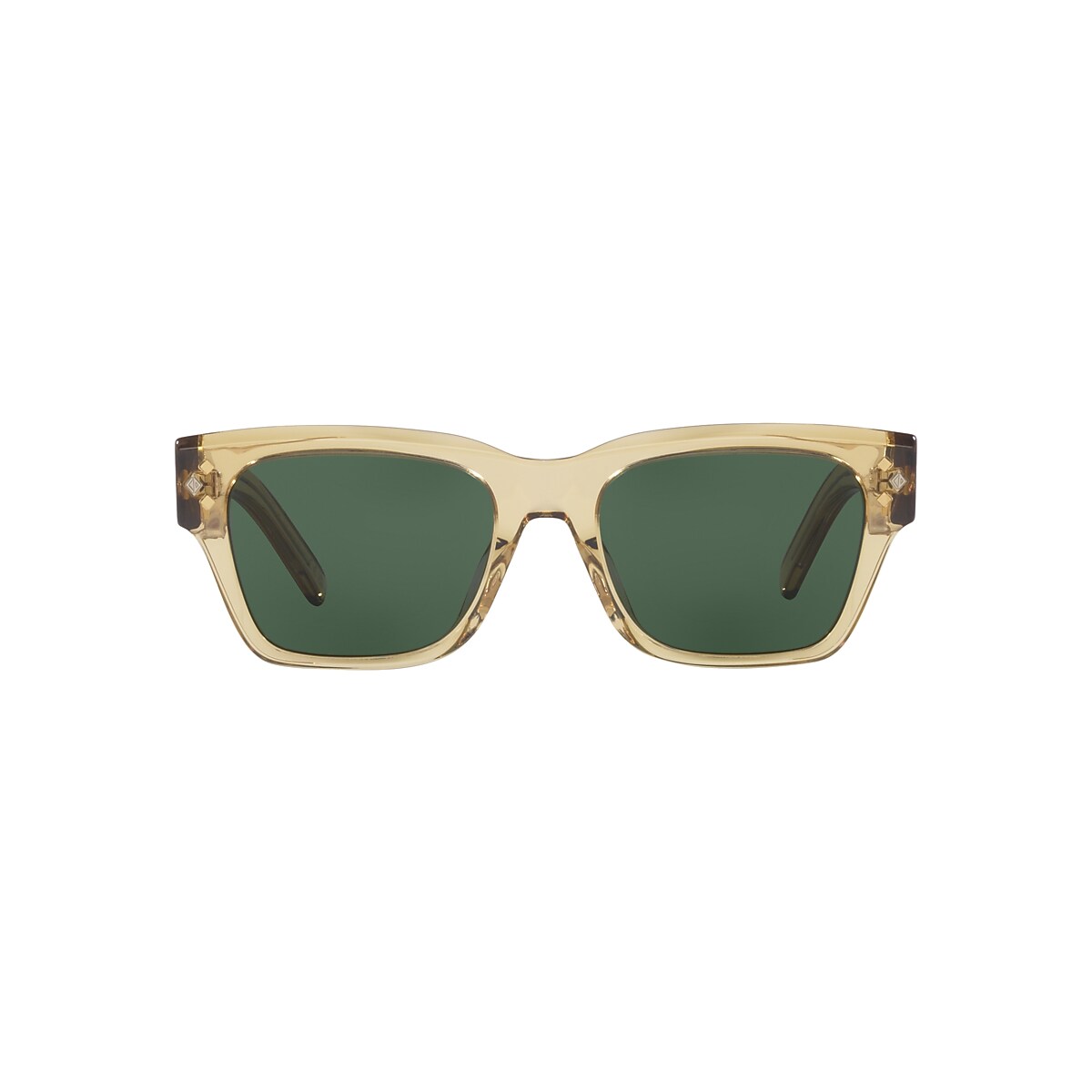 DIOR CD Diamond S2I Brown - Men Luxury Sunglasses, Green Lens