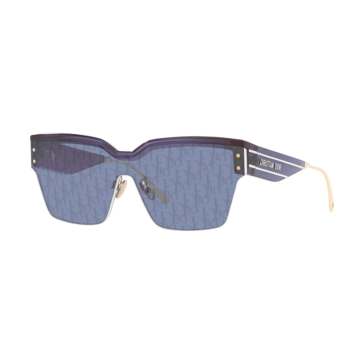 DIOR DiorClub M4U Blue Shiny - Women Luxury Sunglasses, Blue Lens