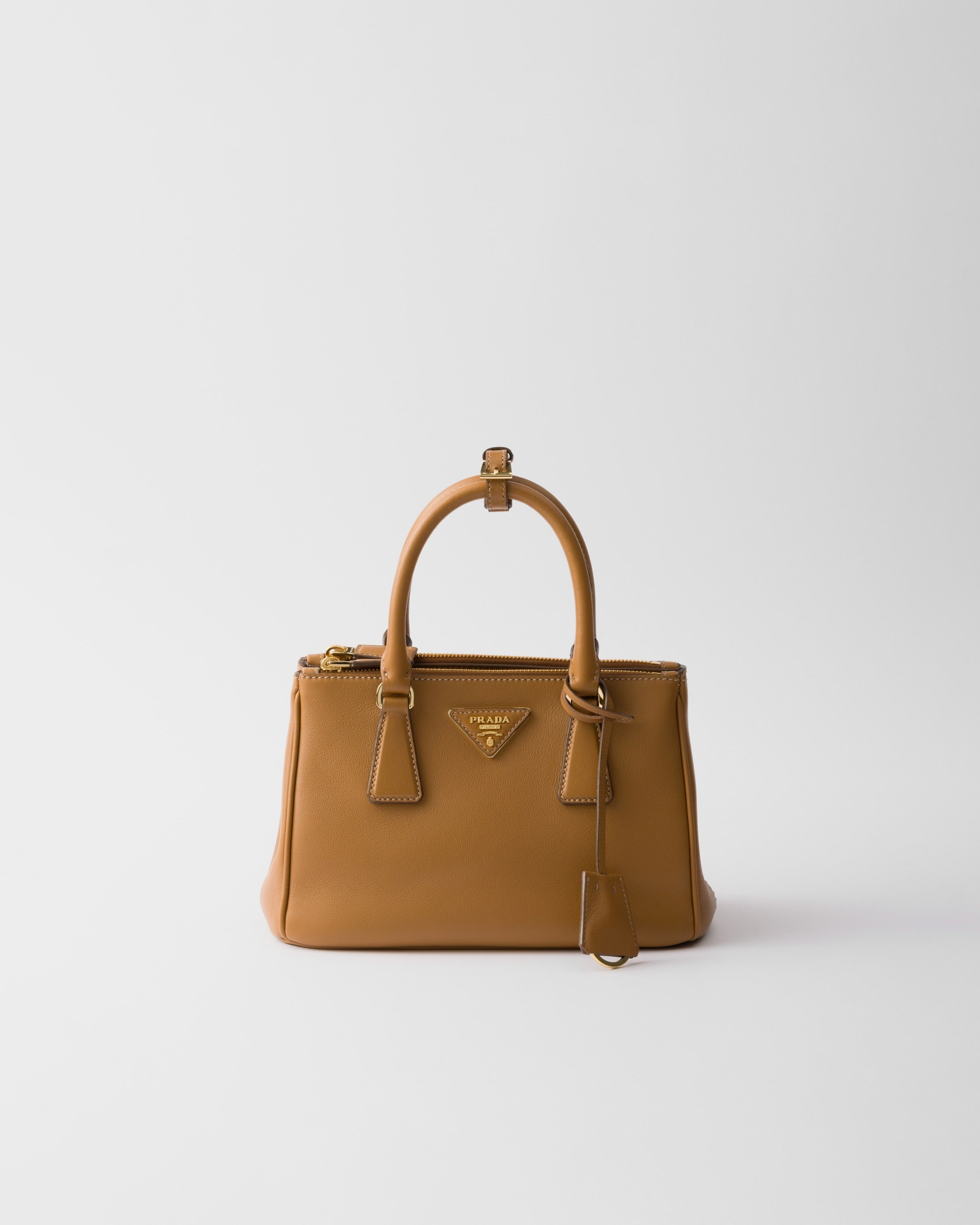 Small Prada Galleria leather bag Caramel