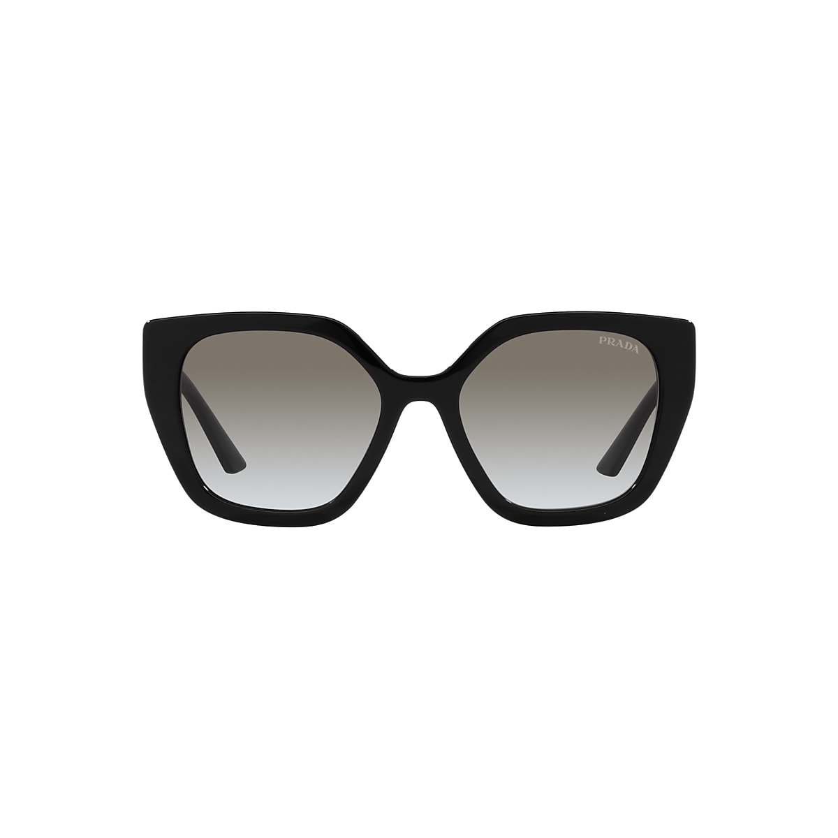 PRADA PR 24XS Black - Women Luxury Sunglasses, Grey Gradient Lens