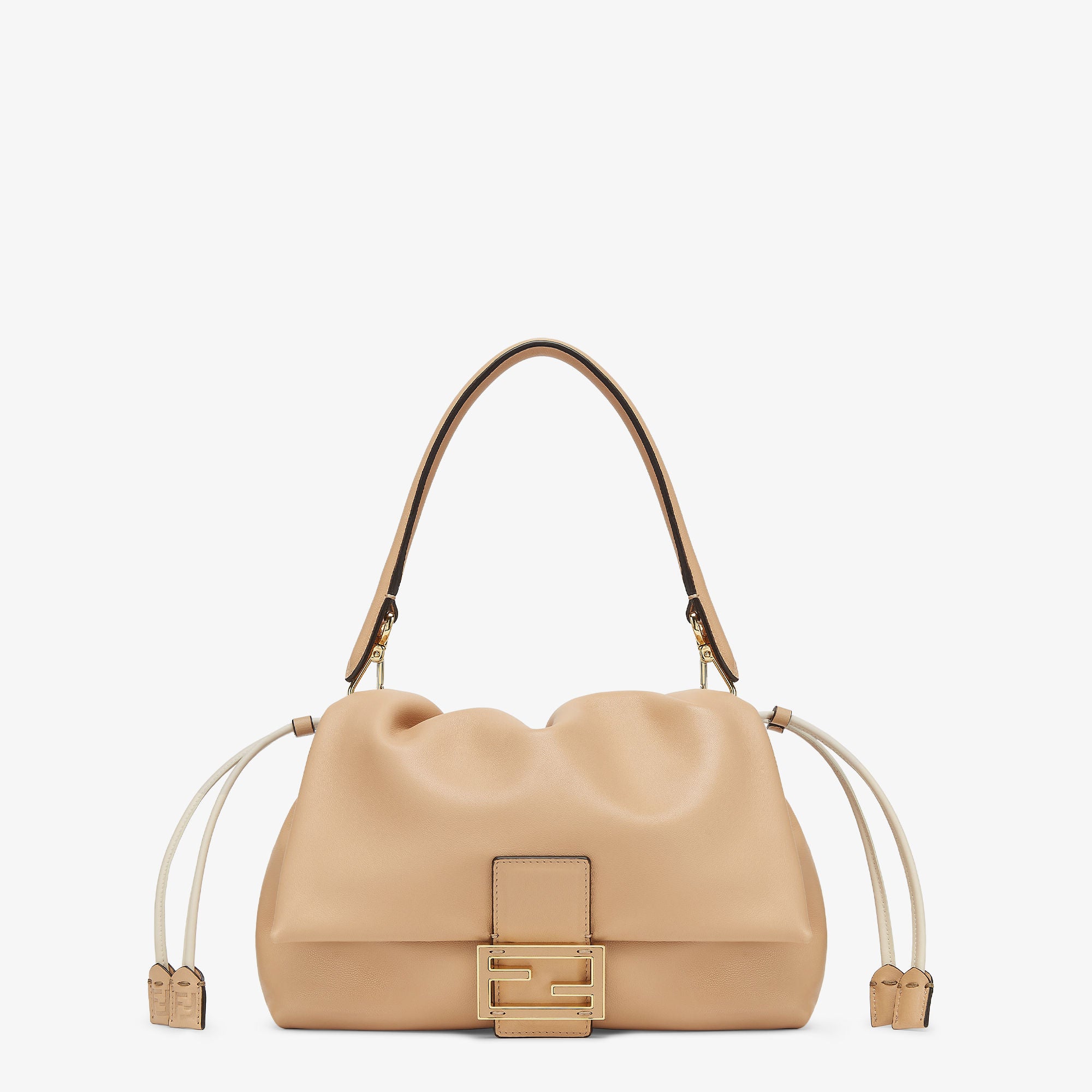 Mamma Baguette Medium Pale pink nappa leather bag