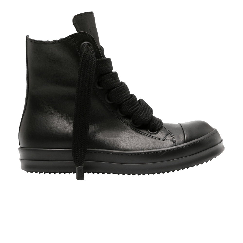Rick Owens Lido Jumbo Laced Sneaker 'Triple Black'