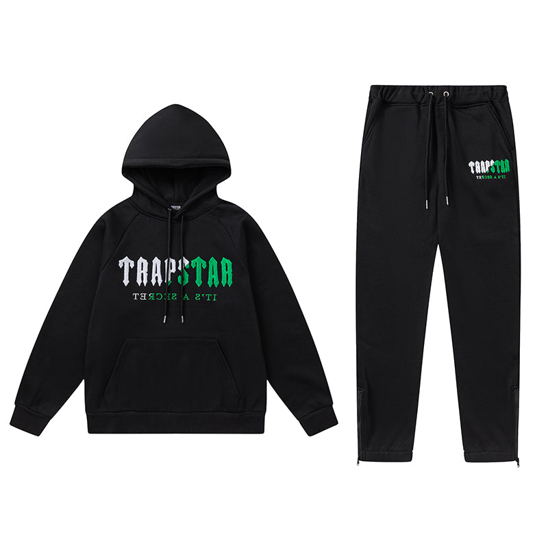 Trapstar Black/Green 'It's a Secret' Tracksuit