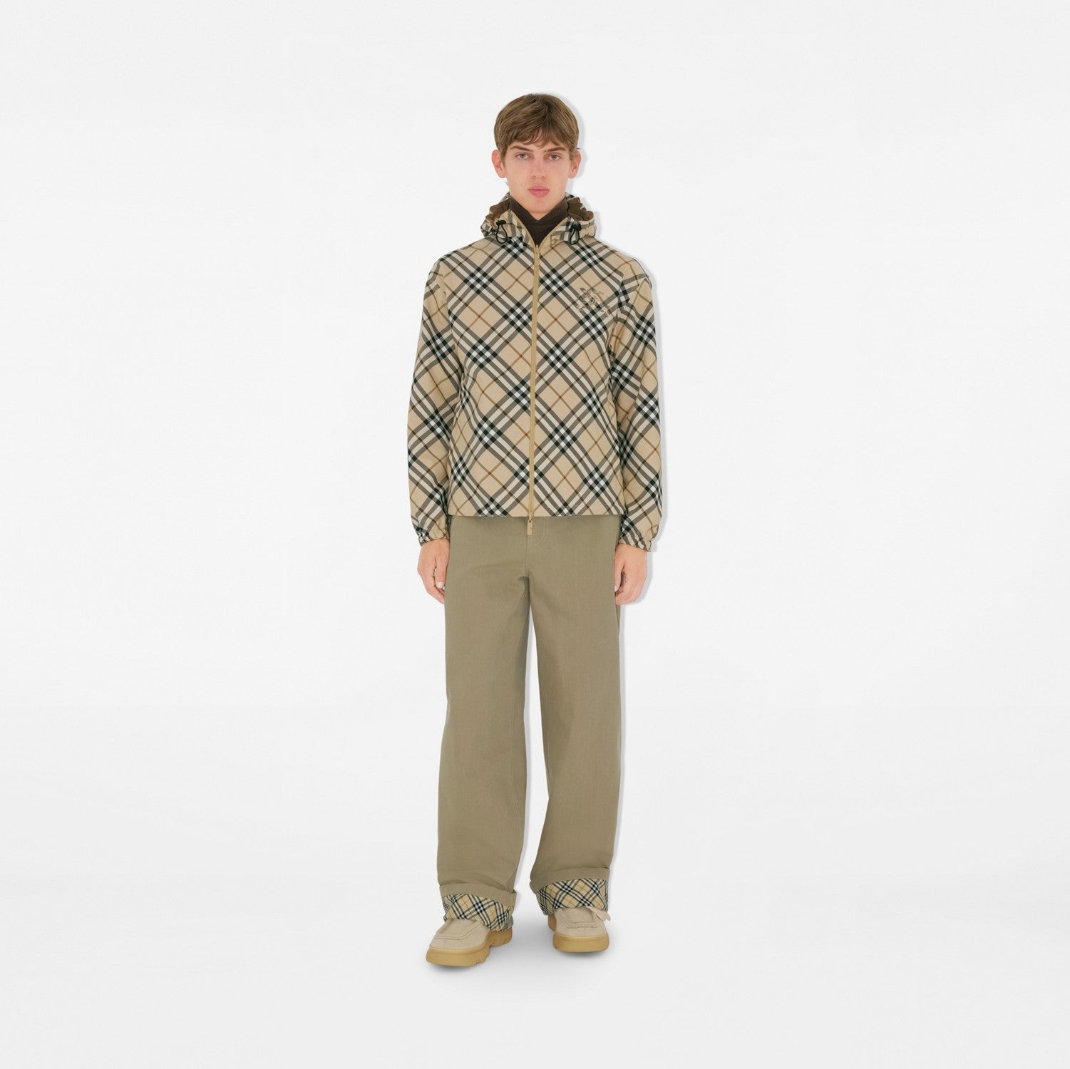 Reversible Check Jacket - Grain