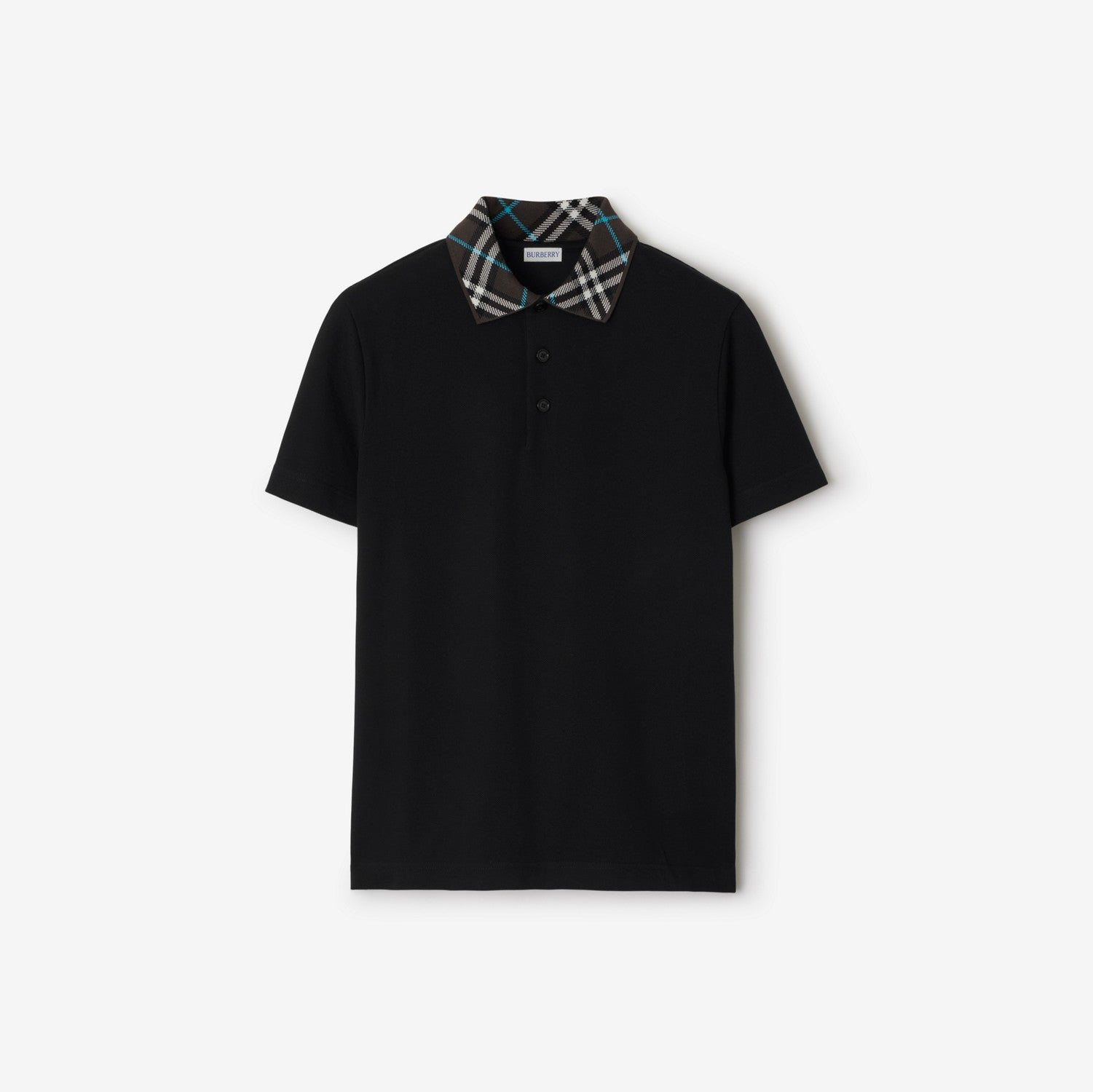 Cotton Polo Shirt - Black