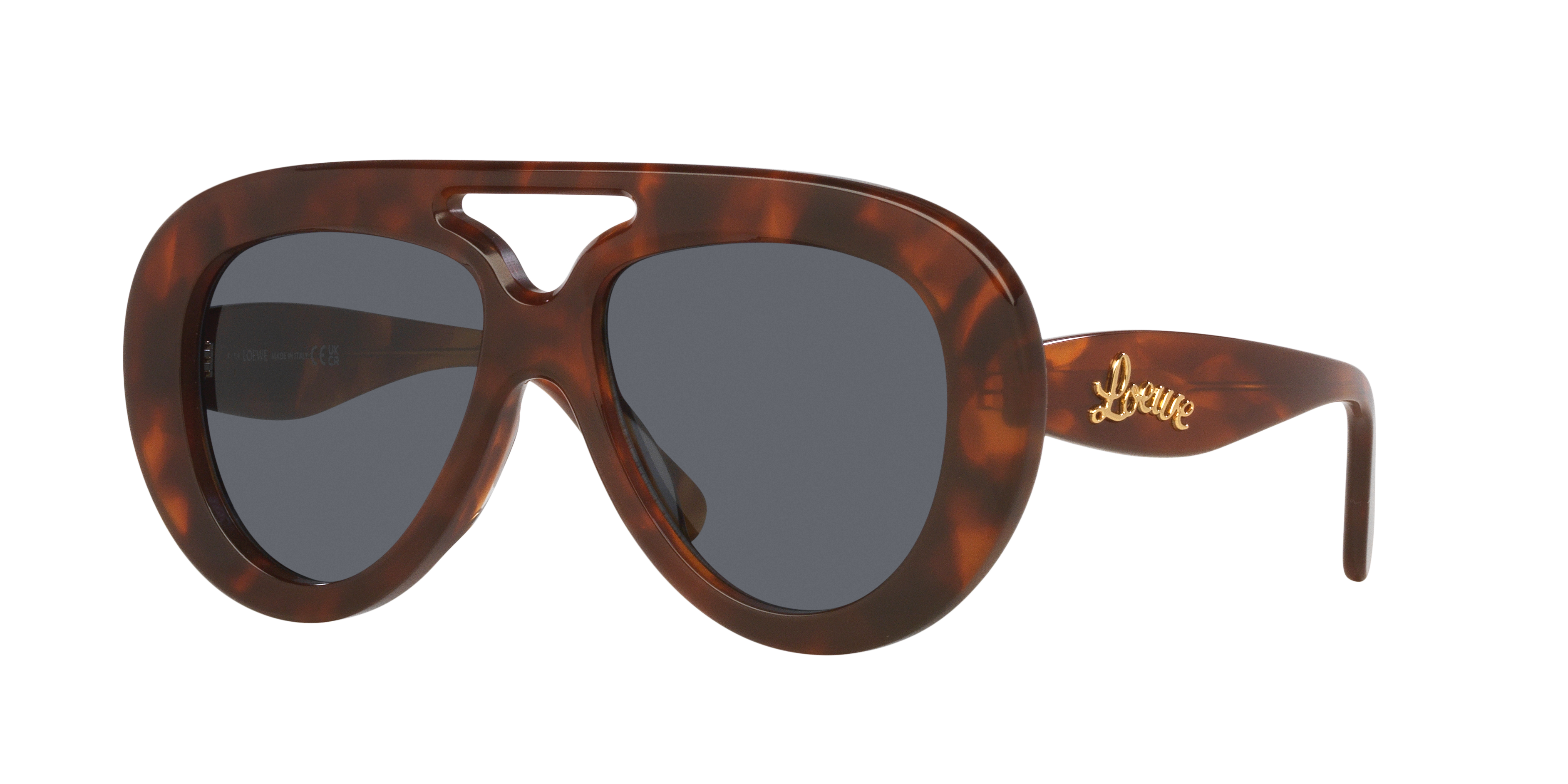 LOEWE LW40144U Tortoise - Men Sunglasses, Blue Lens