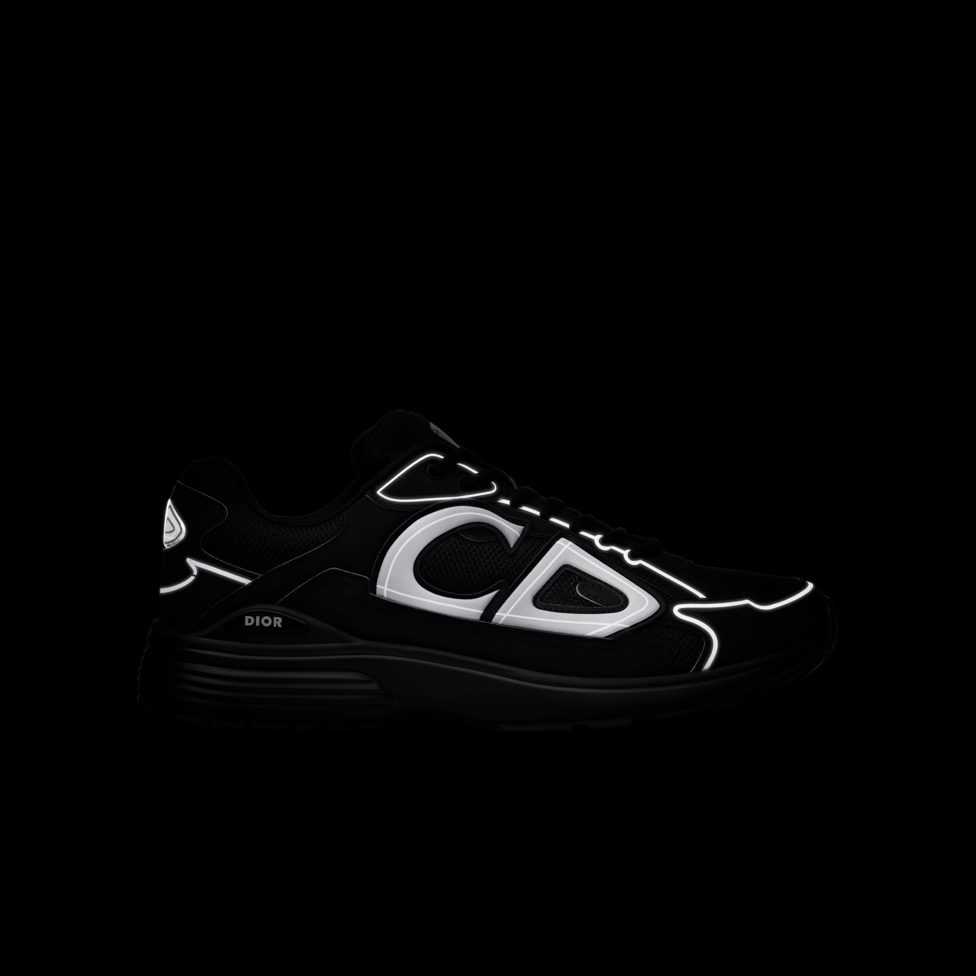 B30 Sneaker - Black Mesh and Technical Fabric