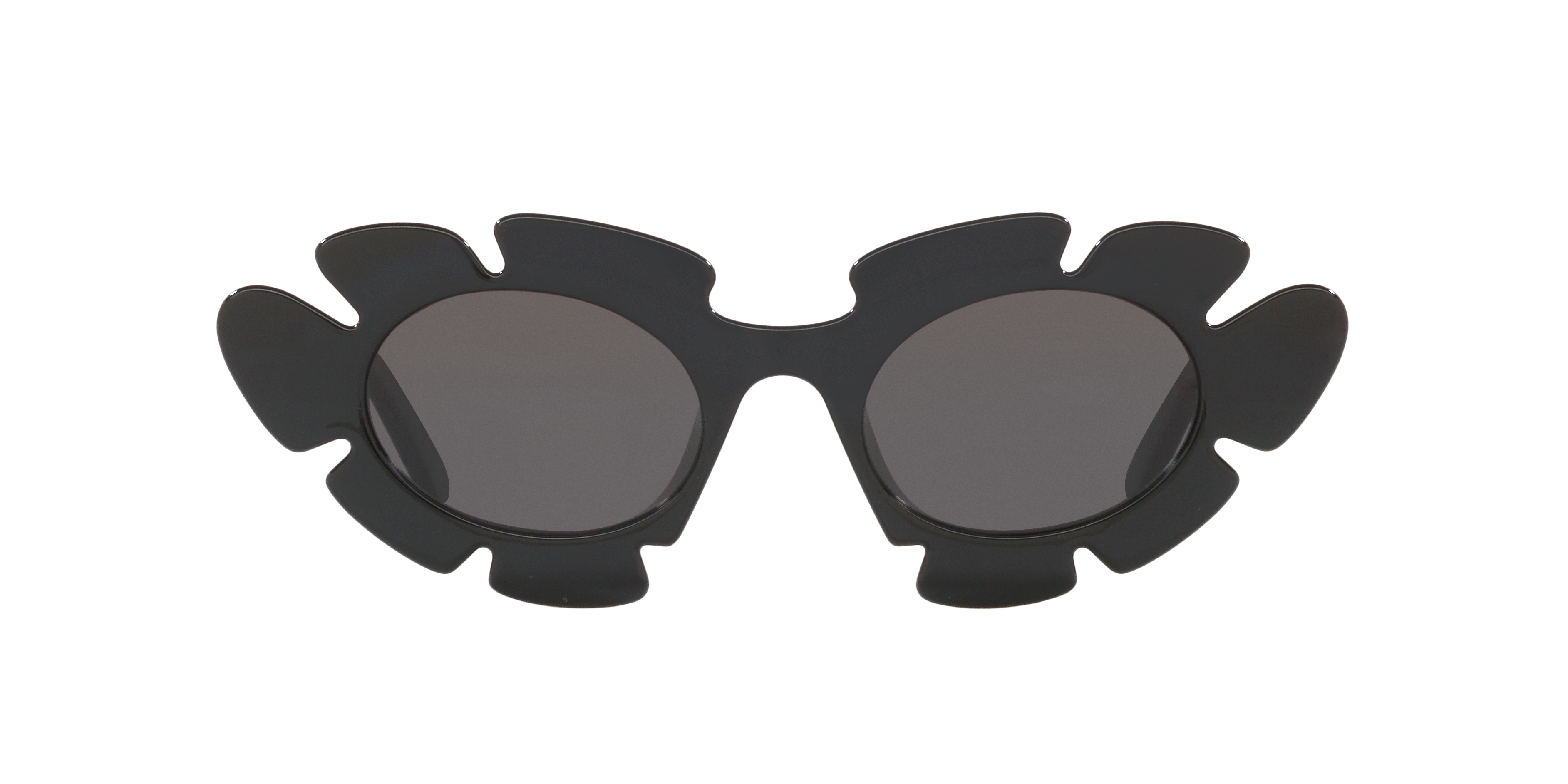 LOEWE LW40088U Black Shiny - Unisex Sunglasses, Grey Lens