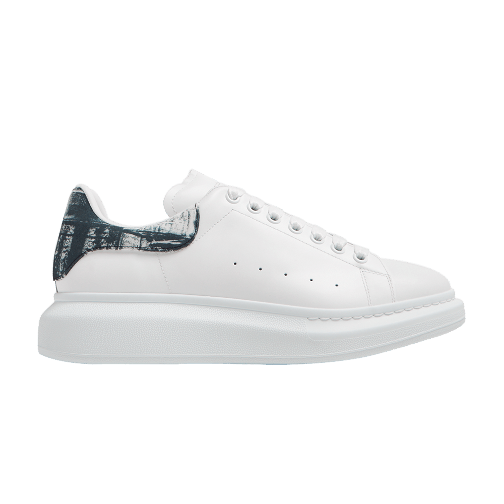 Alexander McQueen Oversized Sneaker 'White Textured Black'