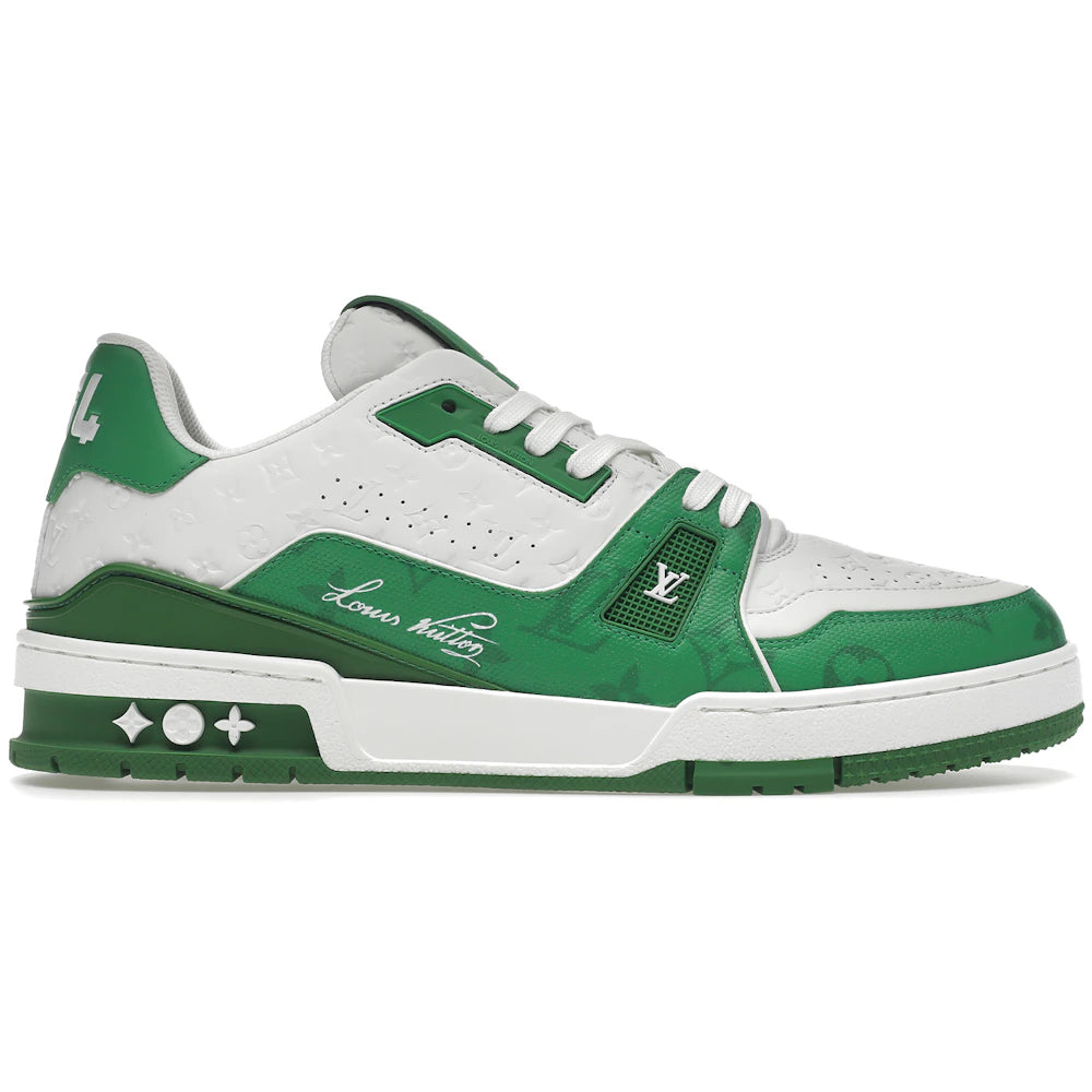 Louis Vuitton Trainer #54 Signature Green White