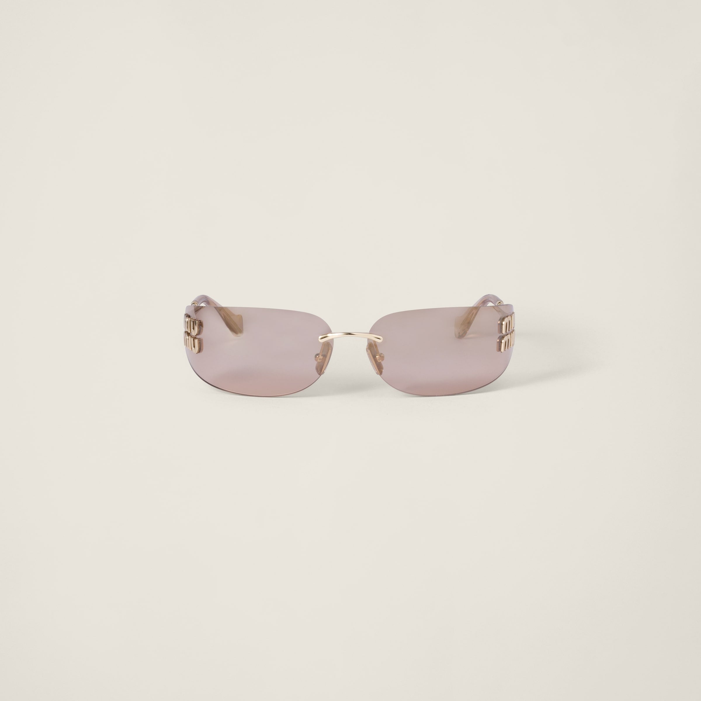 Miu Miu Logo sunglasses Bronze lenses