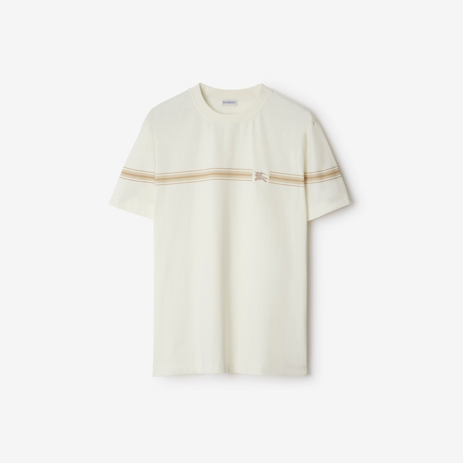 Striped Cotton T-shirt - Ice