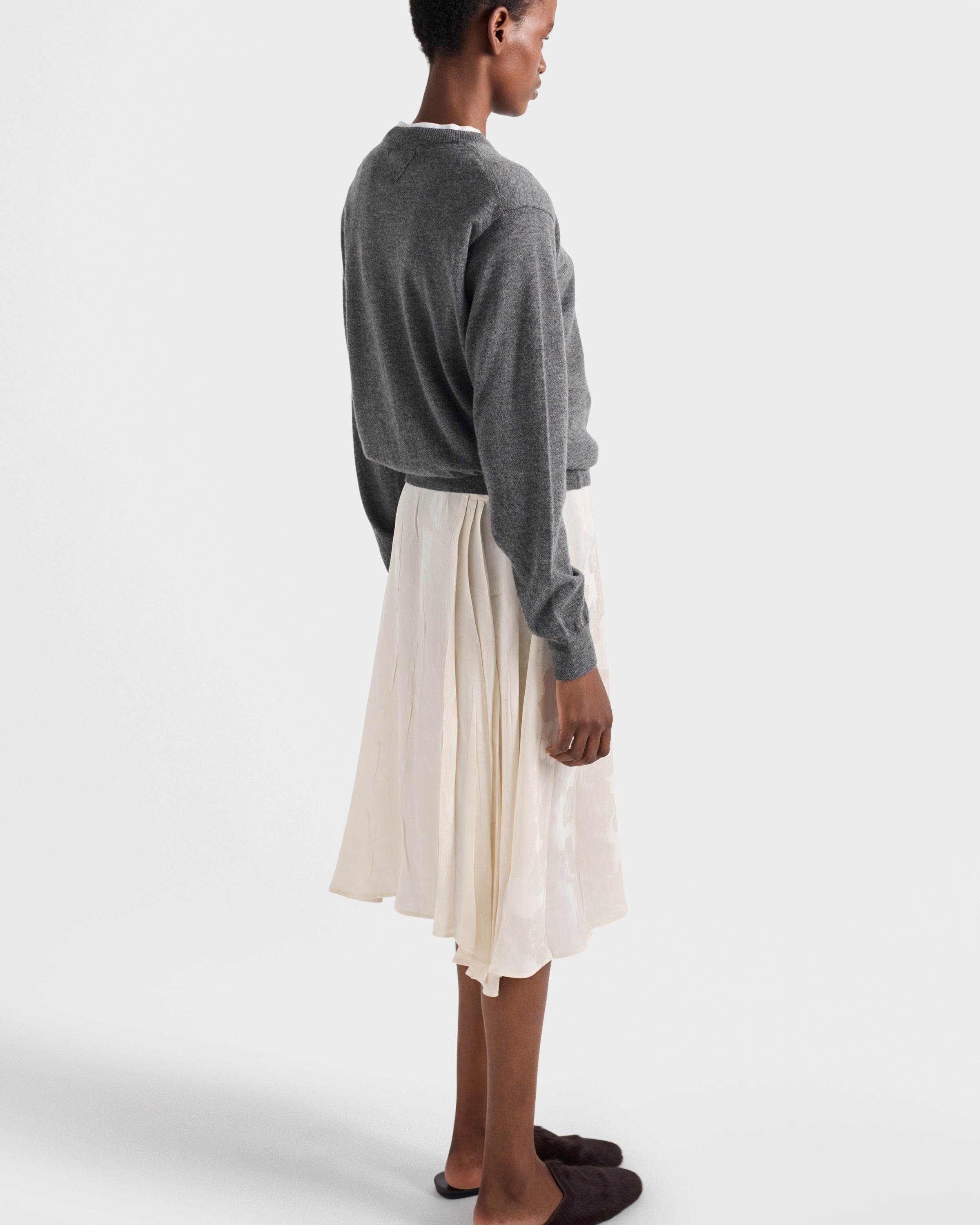 Cashmere crew-neck sweater Slate Gray