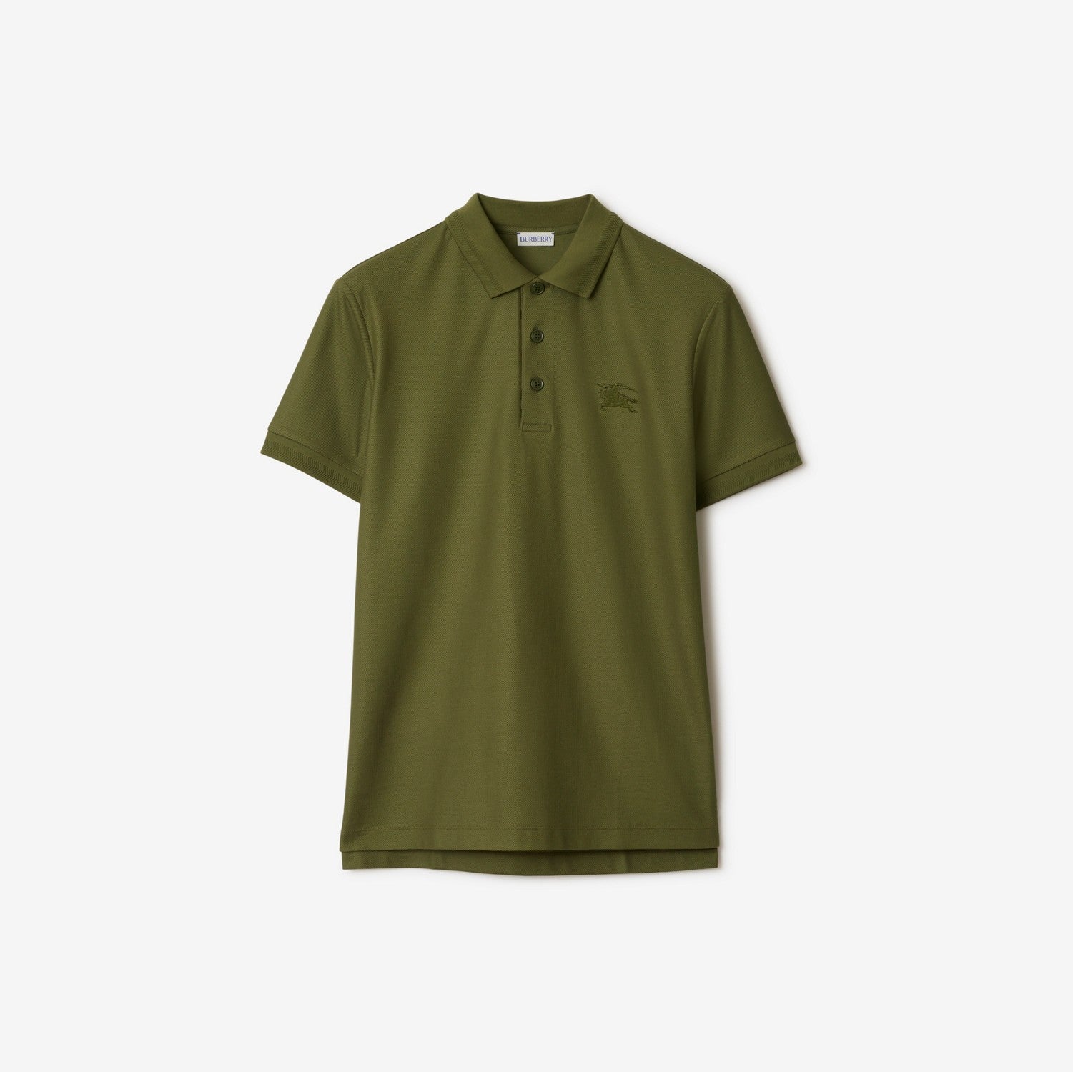 Cotton Polo Shirt - Olive