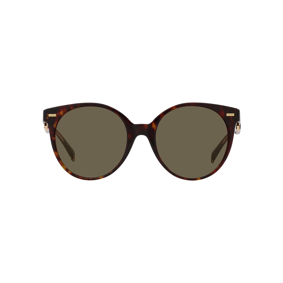 VERSACE VE4442 Havana - Women Luxury Sunglasses, Brown Lens