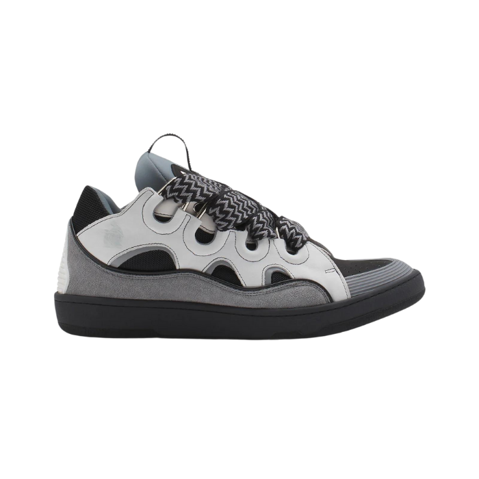 Lanvin Leather Curb White/Anthracite