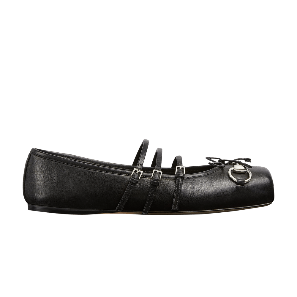 Gucci Wmns Horsebit Ballet Flat 'Black'