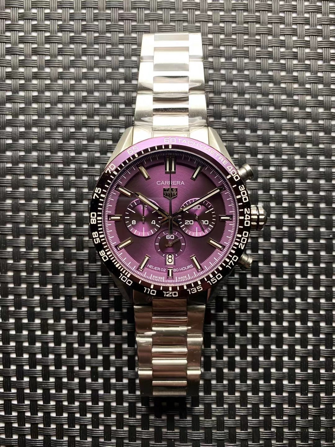 Tag Heuer Carrera 44mm Violet Dial