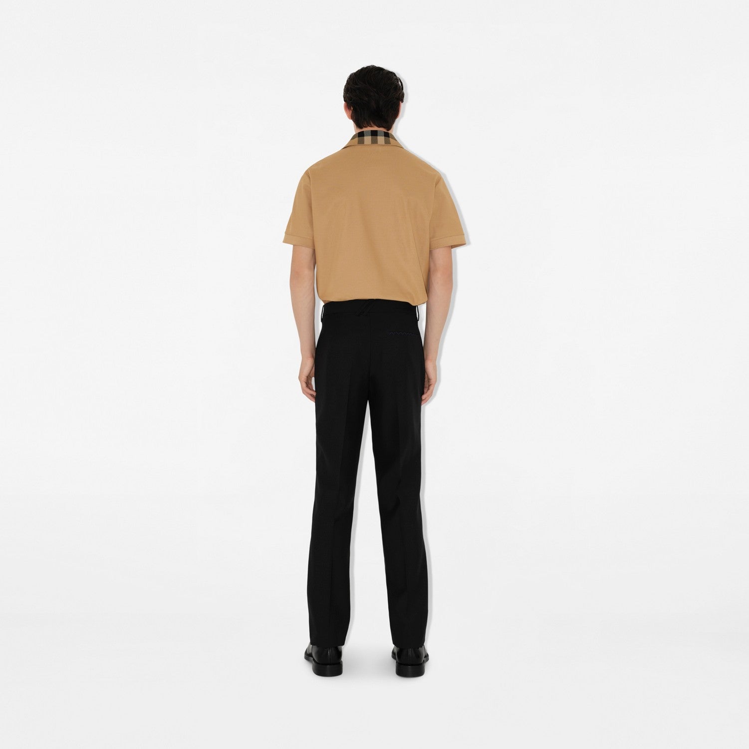 Cotton Polo Shirt - Beige