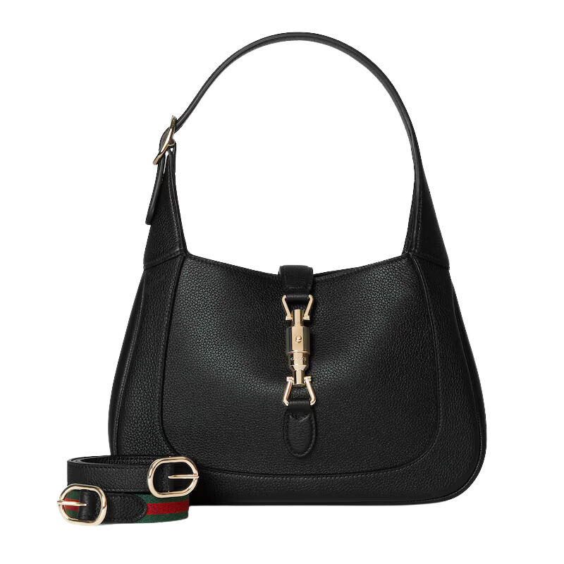 Gucci Jackie 1961 Small Shoulder Bag Black Leather