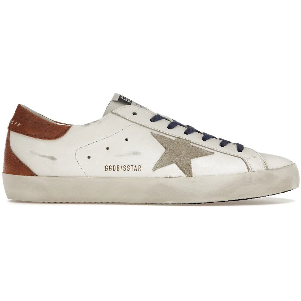 Golden Goose Super-Star White Ice Brown Blue