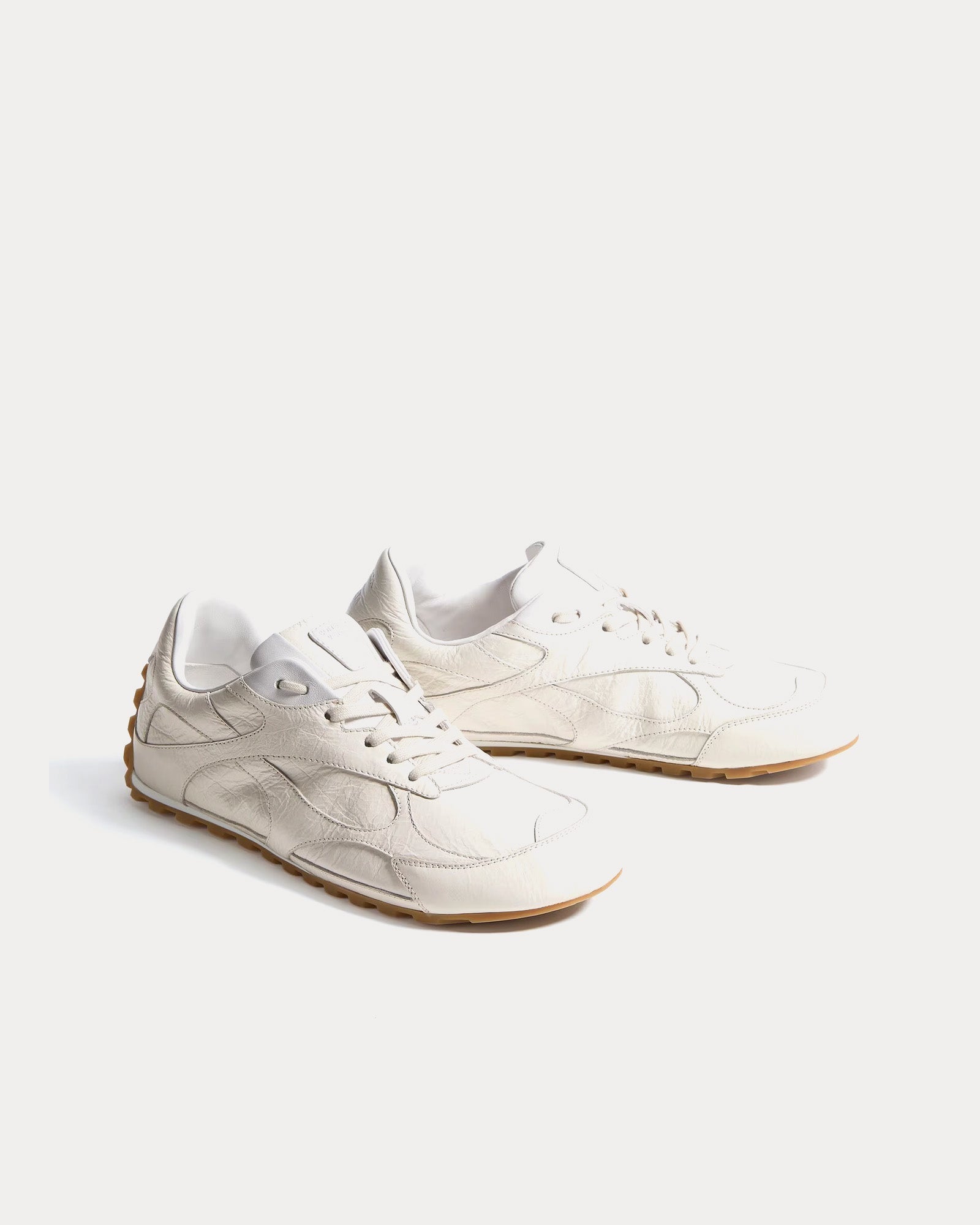 Orbit Flash Calfskin White Low Top Sneakers