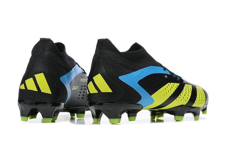 Adidas Predator Accuracy+ Black Yellow Blue