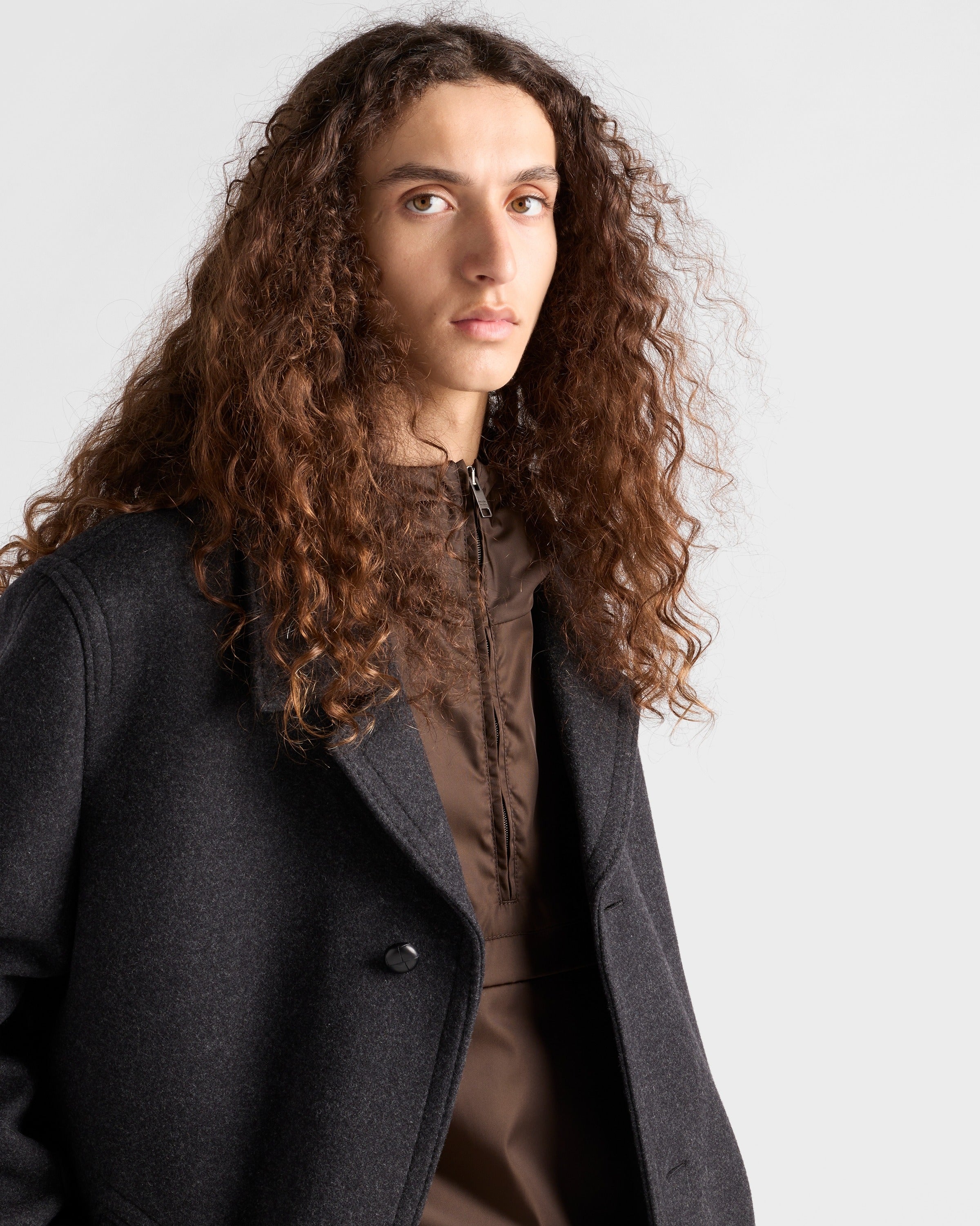 Re-Nylon anorak Cocoa Brown