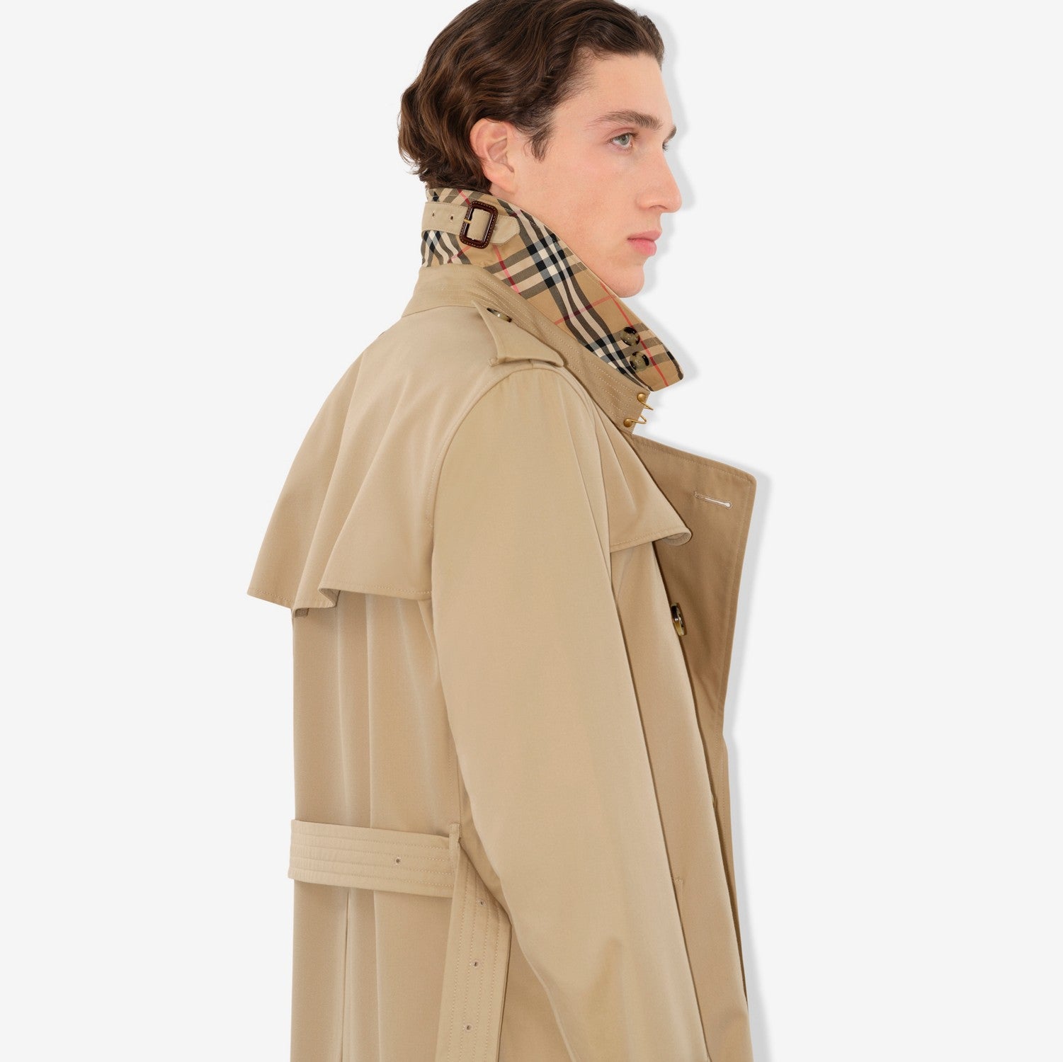 Long Kensington Heritage Trench Coat - Honey