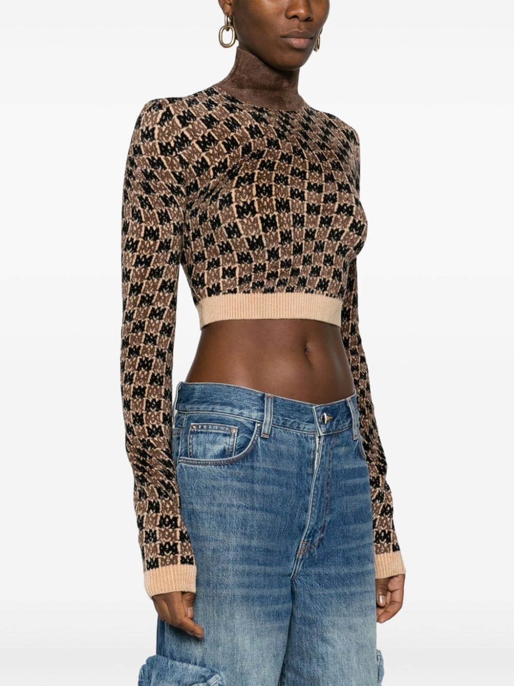 MA Swirl cropped top