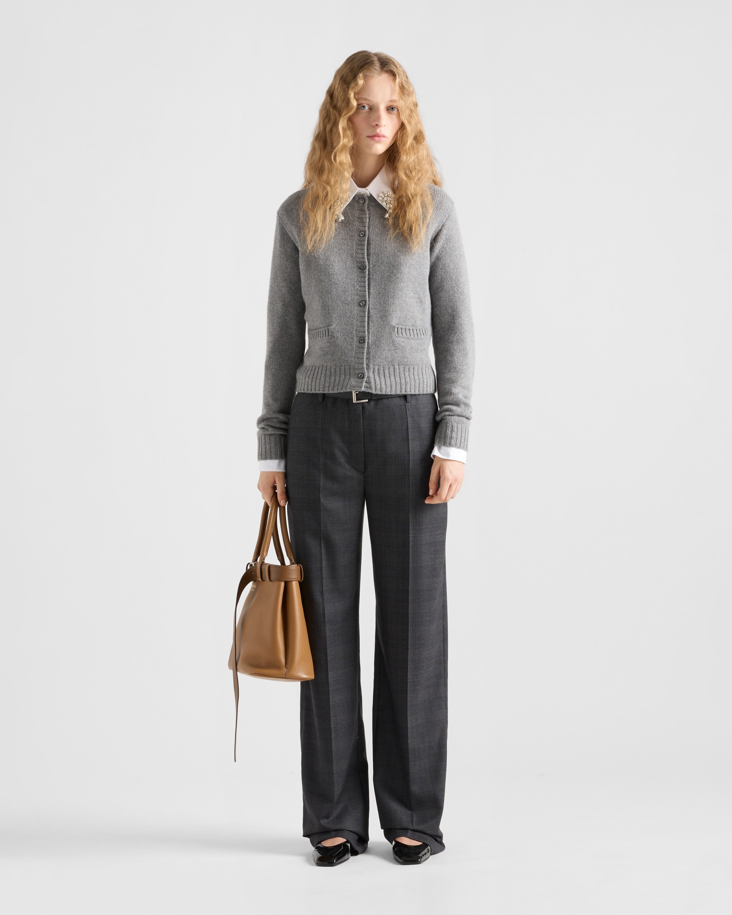 Re-Cashmere cardigan Grey