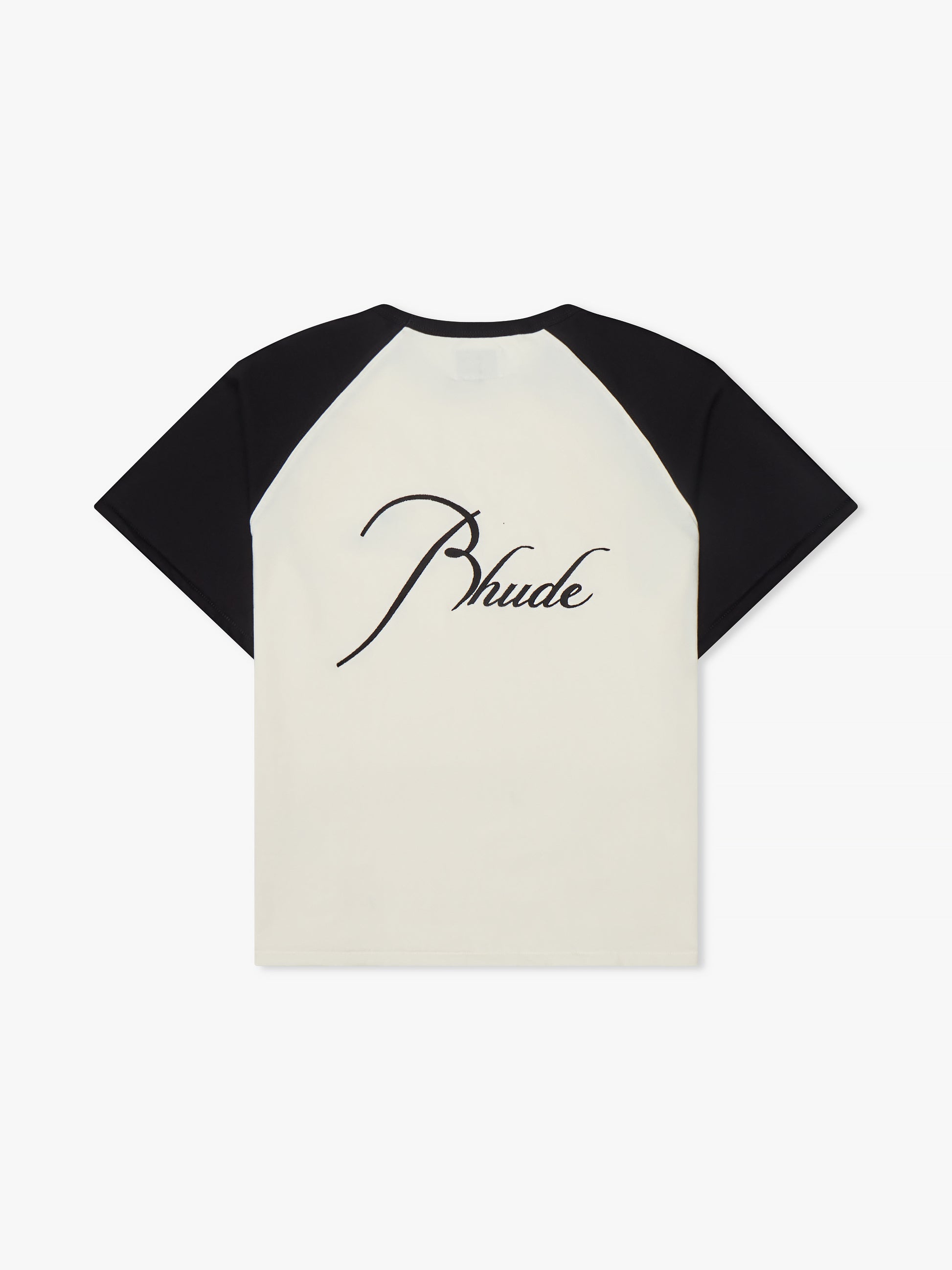 RAGLAN LOGO TEE - WHITE/BLACK