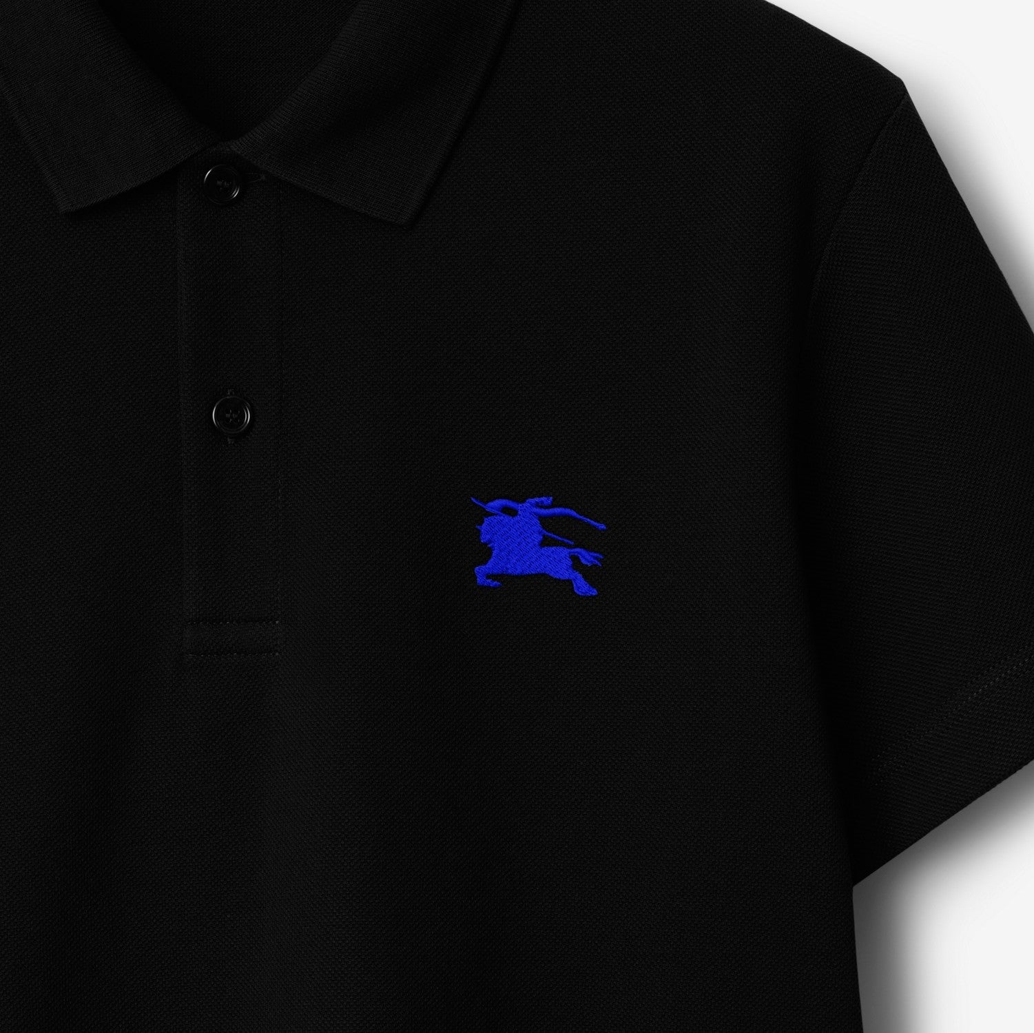 Cotton Polo Shirt - Black