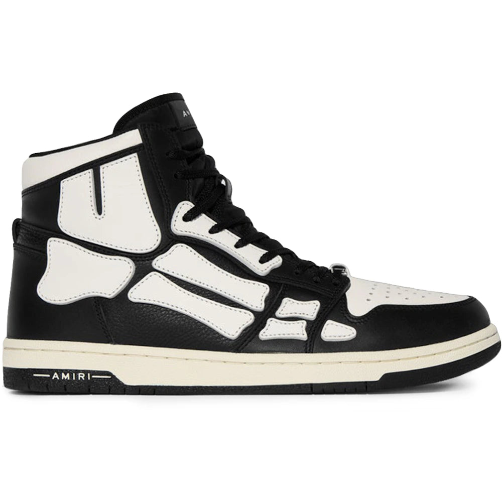 AMIRI Skel Top Hi Black Black White
