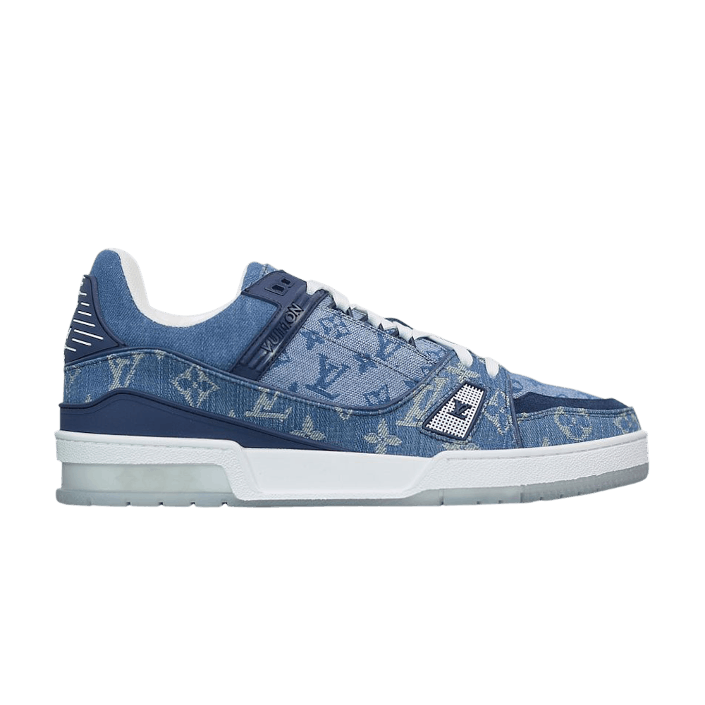 Louis Vuitton Trainer Sneaker Denim Monogram