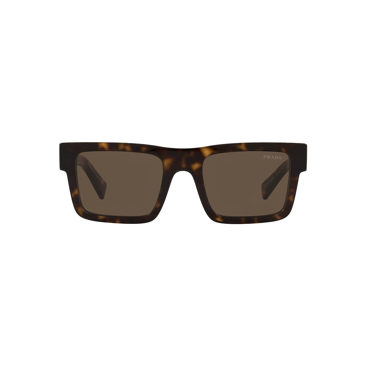 PRADA PR 19WS Tortoise - Men Luxury Sunglasses, Dark Brown Lens