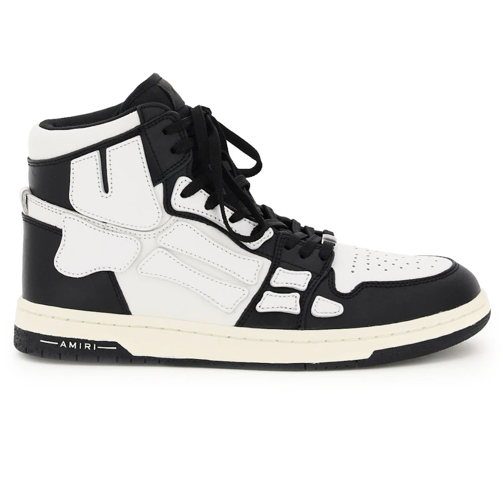 AMIRI Skel Top Hi Black White Black