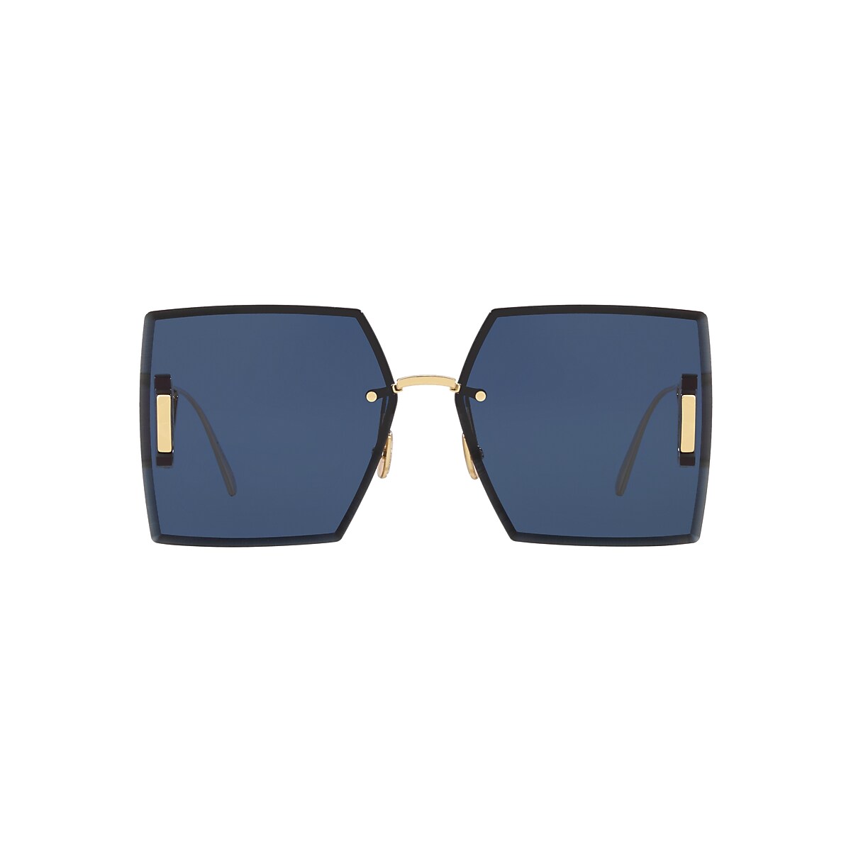 DIOR 30Montaigne S7U Gold Shiny - Women Luxury Sunglasses, Blue Lens