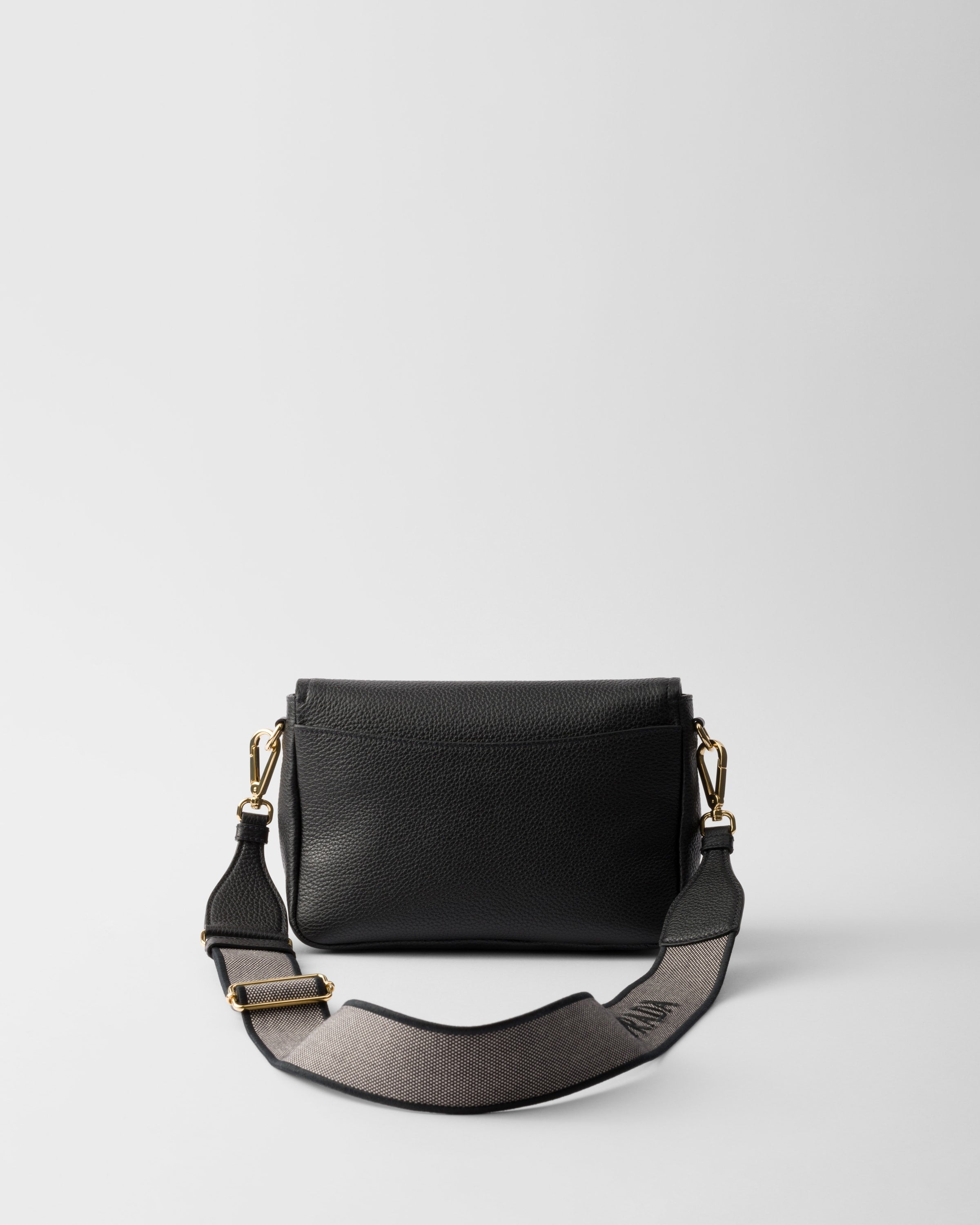 Leather shoulder bag Black