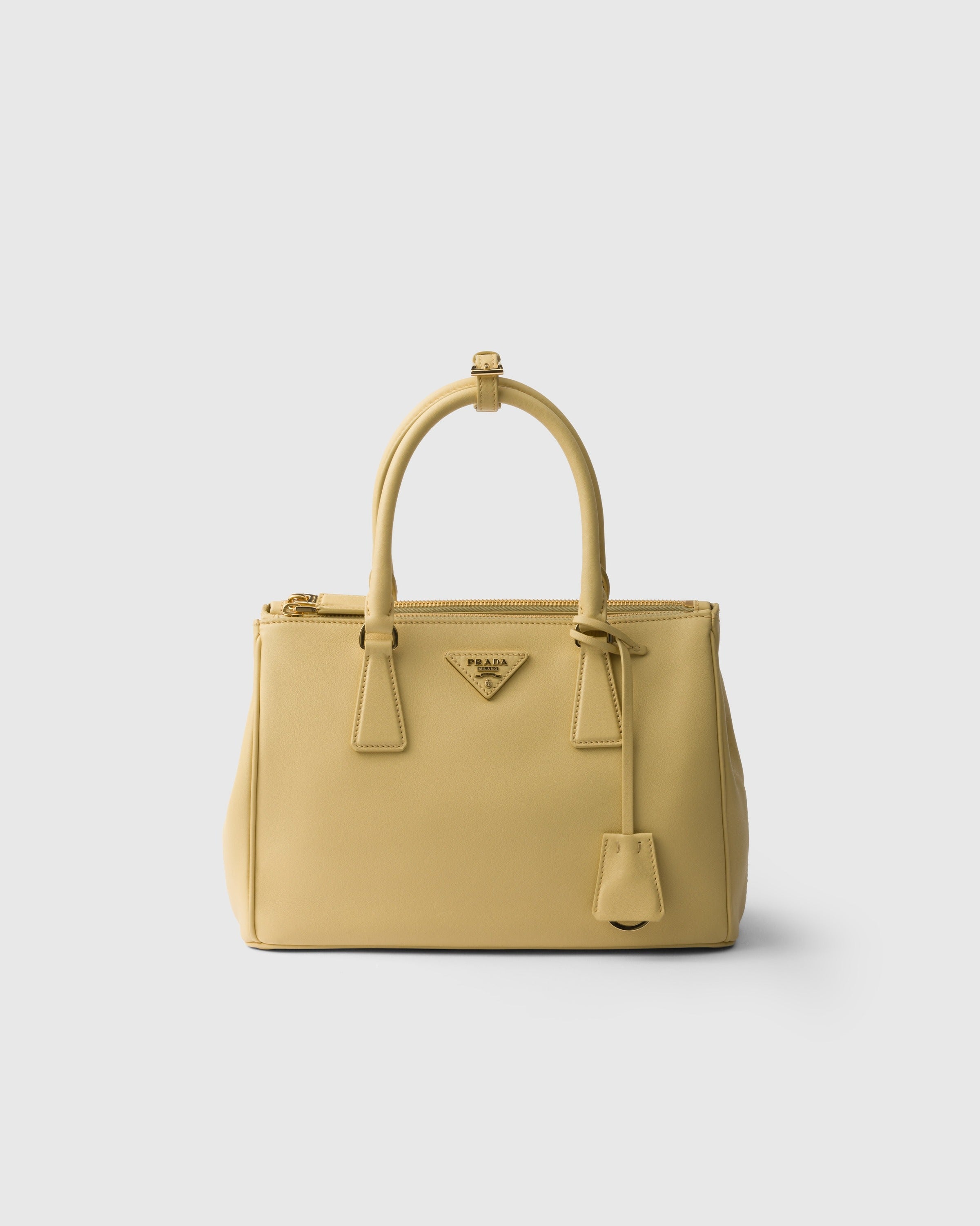 Medium Prada Galleria leather bag Vanilla